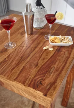 CASAVANTI Bartisch 80 x 80 cm braun