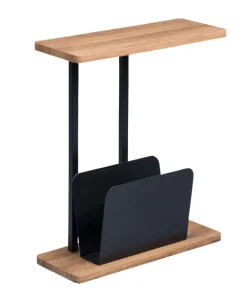 CASAVANTI Beistelltisch 50 x 60 x 20 cm Holznachbildung braun