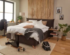 CASAVANTI Beistelltisch 50 x 60 x 20 cm Holznachbildung braun