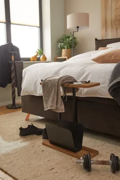 CASAVANTI Beistelltisch 50 x 60 x 20 cm Holznachbildung braun