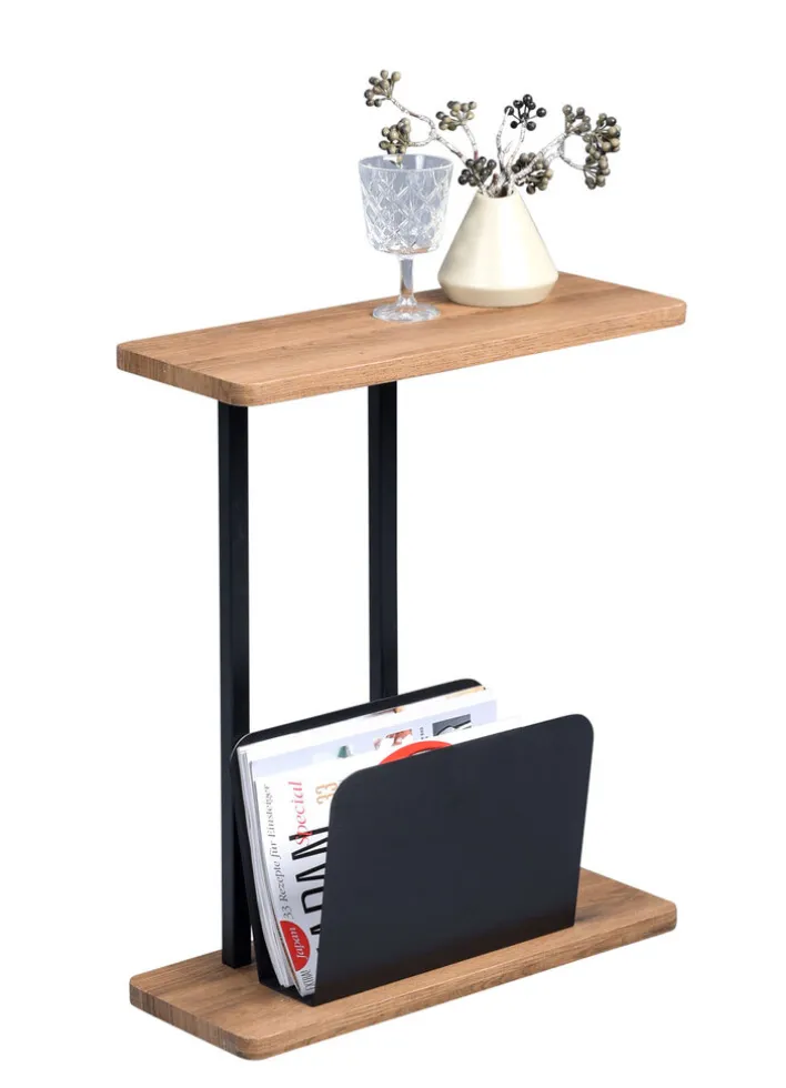 CASAVANTI Beistelltisch 50 x 60 x 20 cm Holznachbildung braun