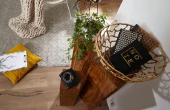 CASAVANTI Beistelltisch 3er-Set Sheesham braun