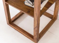 CASAVANTI Beistelltisch MUMBAI 35 x 35 cm braun