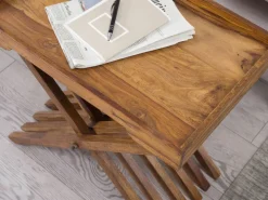 CASAVANTI Beistelltisch MUMBAI 60 x 40 Sheesham