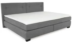 CASAVANTI Boxspringbett FAMILY 240 x 200 cm dunkelgrau