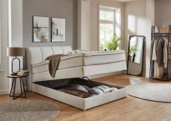 CASAVANTI Boxspringbett MILANO 140 x 200 cm beige