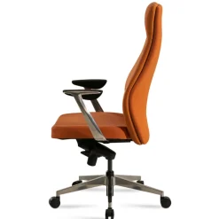 CASAVANTI Bürostuhl 74x125x74 cm Kunstleder braun