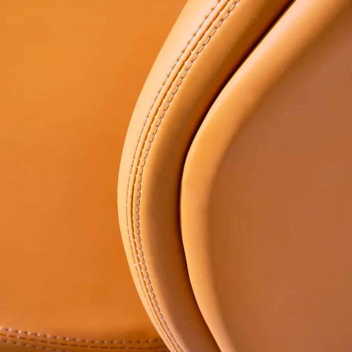 CASAVANTI Bürostuhl 74x125x74 cm Kunstleder braun