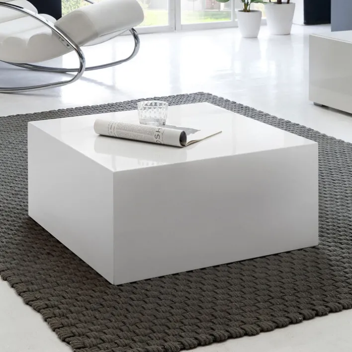 CASAVANTI Couchtisch 60 x 60 cm Weiß