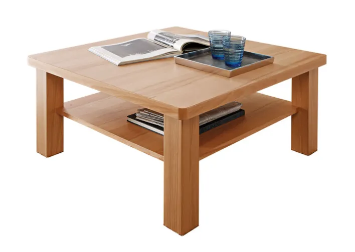 CASAVANTI Couchtisch ANDORRA Asteiche furniert ca. 80 x 43 x 80 cm