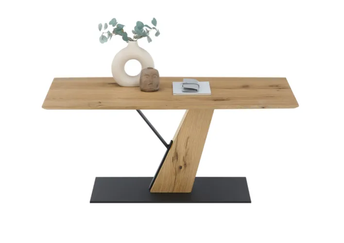 CASAVANTI Couchtisch BRESCIA 110 x 60 cm Eiche Schwarz