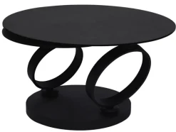 CASAVANTI Couchtisch 80x80(133,5 cm) Glaskeramik Anthrazit