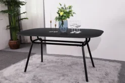 CASAVANTI Esstisch 150 x 90 cm schwarz