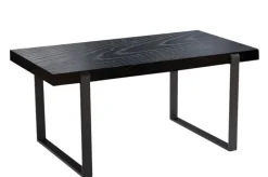CASAVANTI Esstisch 160 x 90 cm Eiche schwarz