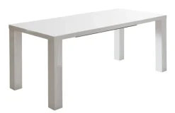 CASAVANTI Esstisch 120-240 x 80 cm weiß