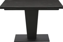 CASAVANTI Esstisch LAGO 120(180) x 80 cm Glaskeramik/schwarz