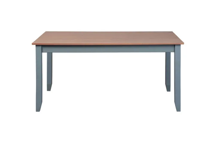 CASAVANTI Esstisch NICLAS 1.1 160x90x75 cm Massivholz grau/braun