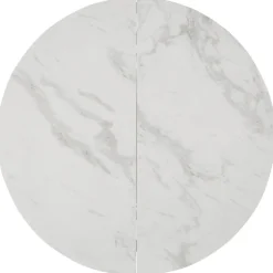 CASAVANTI Esstisch PLAZZA 120-170 x 76 cm weiß/Keramikoptik