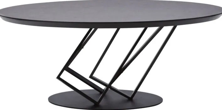 CASAVANTI Esstisch PRATO 180x100 cm grau/schwarz