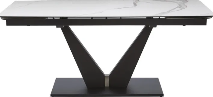 CASAVANTI Esstisch TOSKANA 180-220.260 x 90 cm beige/ schwarz