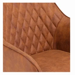 CASAVANTI Esszimmerstuhl 2er Set Mikrofaser braun