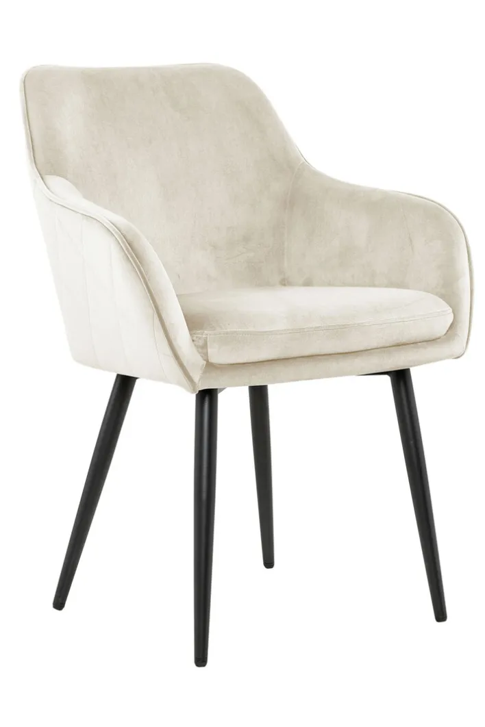 CASAVANTI Esszimmerstuhl Samt creme