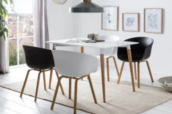 CASAVANTI Esszimmerstuhl 2er Set weiß