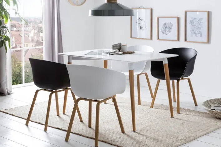 CASAVANTI Esszimmerstuhl 2er Set weiß