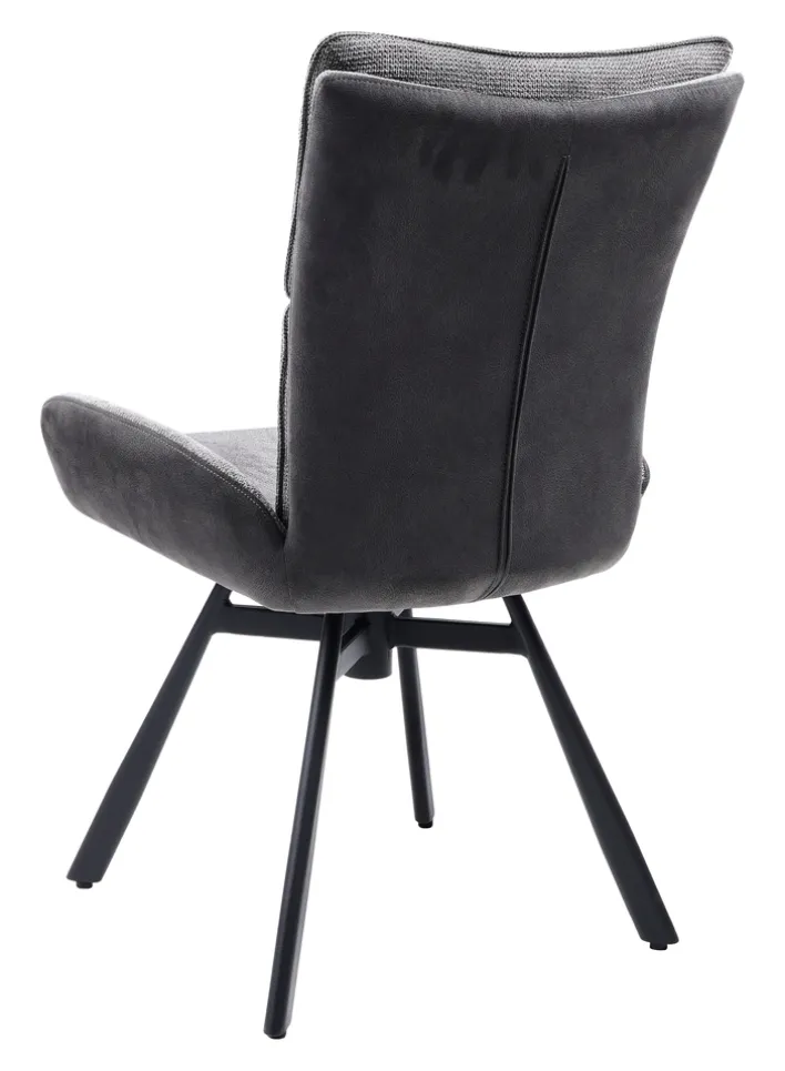 CASAVANTI Esszimmerstuhl VARREL pulverbeschichtet Grau