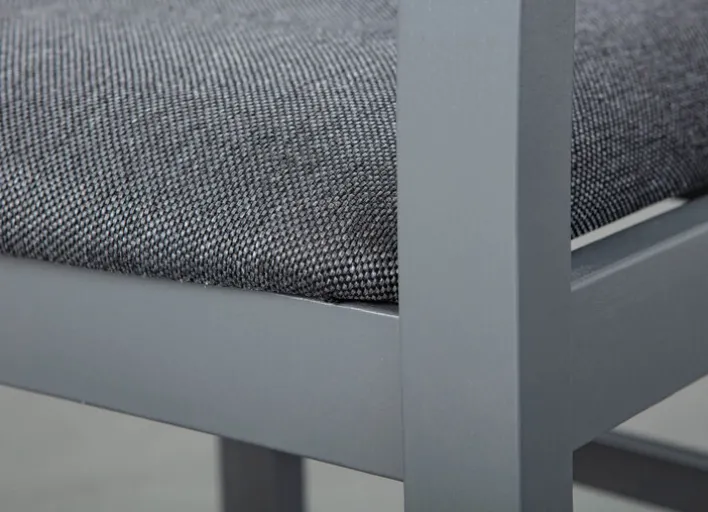 CASAVANTI Esszimmerstuhl NICLAS 7.1 2er Set Massivholz grau