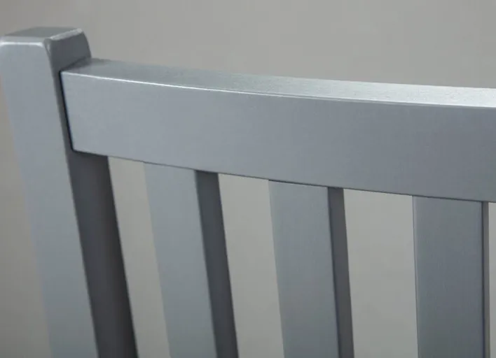 CASAVANTI Esszimmerstuhl NICLAS 7.1 2er Set Massivholz grau