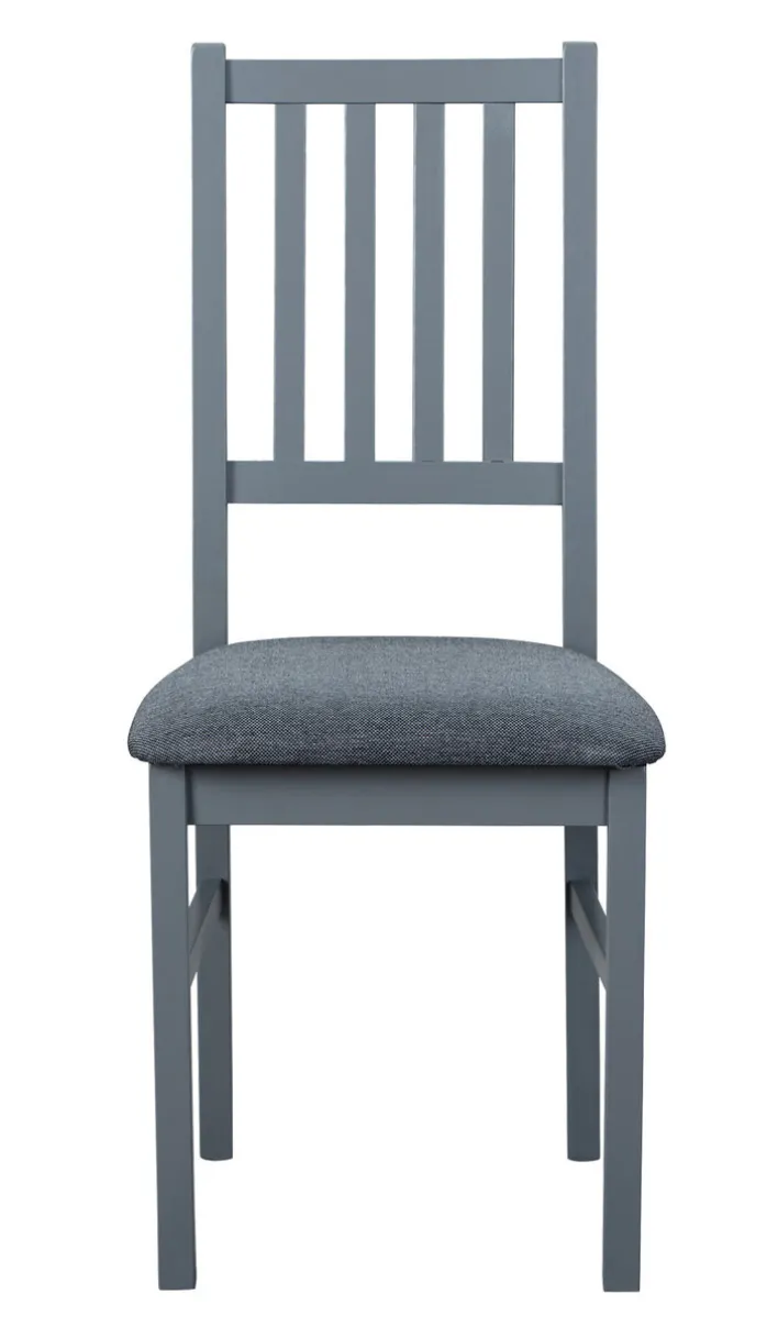 CASAVANTI Esszimmerstuhl NICLAS 7.1 2er Set Massivholz grau