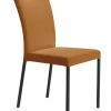 CASAVANTI Esszimmerstuhl SALLY Stoffbezug kupferfarbig/schwarz