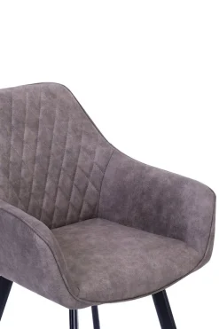 CASAVANTI Esszimmerstuhl 2er Set Mikrofaser taupe