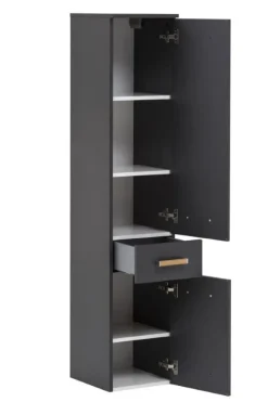 CASAVANTI Hochschrank 32,7 x 160,1 x 35,3 cm Holznachbildung eiche