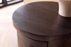 CASAVANTI Kommode 34 x 85 cm Mango Massivholz schwarz