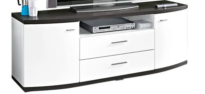 CASAVANTI Lowboard CABANA 165 cm weiß/graphit