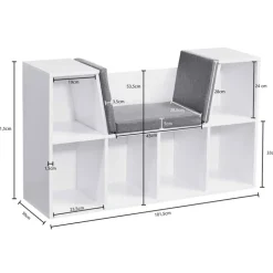 CASAVANTI Regal 102 x 62 cm Weiß