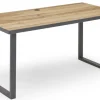 CASAVANTI Schreibtisch 160 x 80 cm Graphit/ Eiche