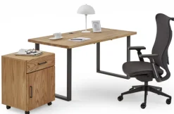 CASAVANTI Schreibtisch 160 x 80 cm Eiche