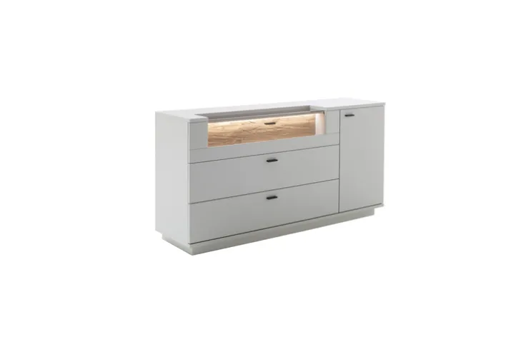 CASAVANTI Sideboard LISSABON modern white 165 x 84 cm