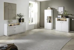 CASAVANTI Sideboard LISSABON modern white 165 x 84 cm