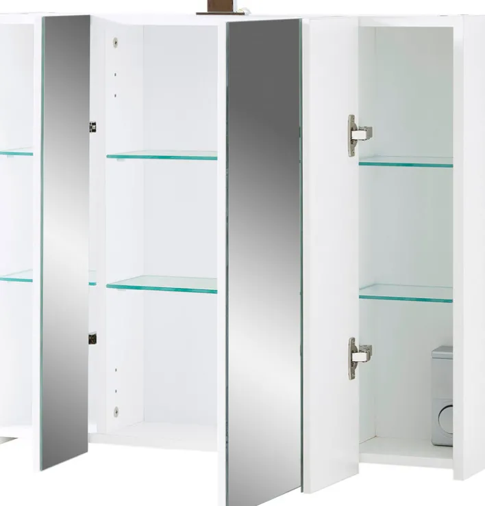 CASAVANTI Spiegelschrank CARA 76 x 71 x 23 cm weiß