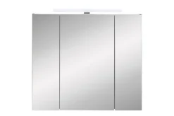 CASAVANTI Spiegelschrank 80 x 71-75 x 16 cm Glas grau
