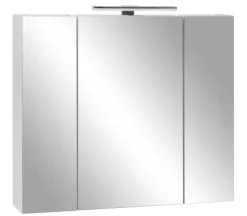 CASAVANTI Spiegelschrank LIMONE 80 x 71 x 16 cm Glas weiß
