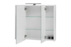 CASAVANTI Spiegelschrank LIMONE 80 x 71 x 16 cm Glas weiß