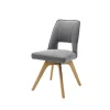 CASAVANTI Stuhl CRISTALLO Bezug Eiche natur/grau
