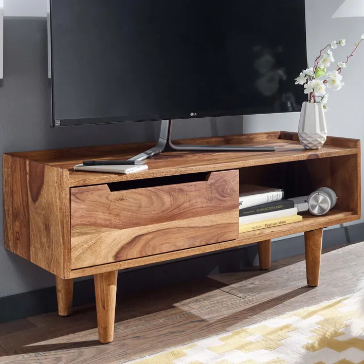 CASAVANTI TV-Lowboard 95 x 44 cm Sheesham massiv