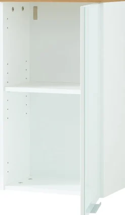 CASAVANTI Wandschrank CARA 39 x 69 x 27 cm weiß/braun