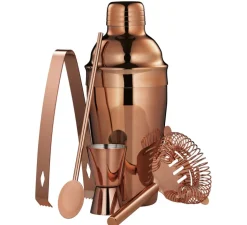 cilio Bar-Set MANHATTAN 5-teilig verkupfert